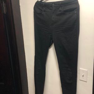 Madewell black tall curved jeans